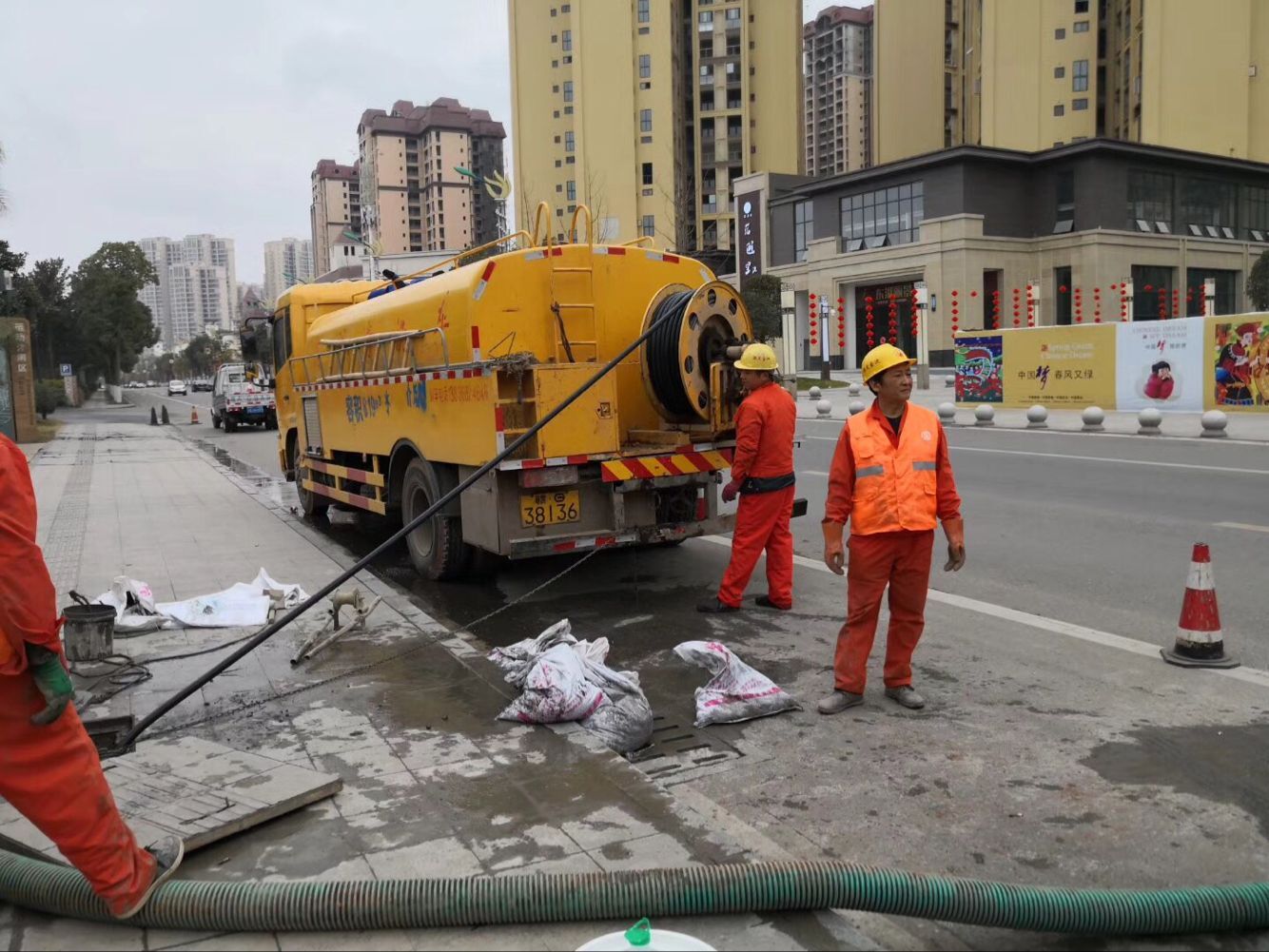 仁化排污管道清淤-管道清洗
